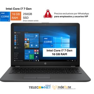 🎓Portátil HP 250 G6: Potencia y Movilidad para Estudiar, Trabajar y Emprender 💼🚀¡Mayor Potencia!